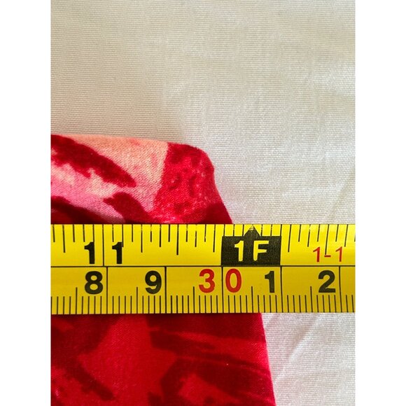 LuLaRoe Womens Red & Pink Abstract Pattern Leggings - Picture 5 of 9